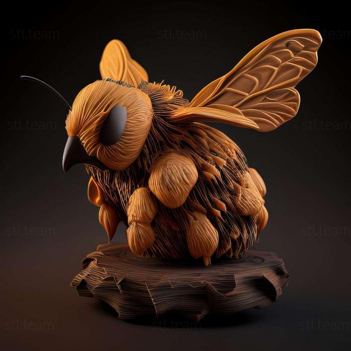 3D модель Bombus pomorum (STL)